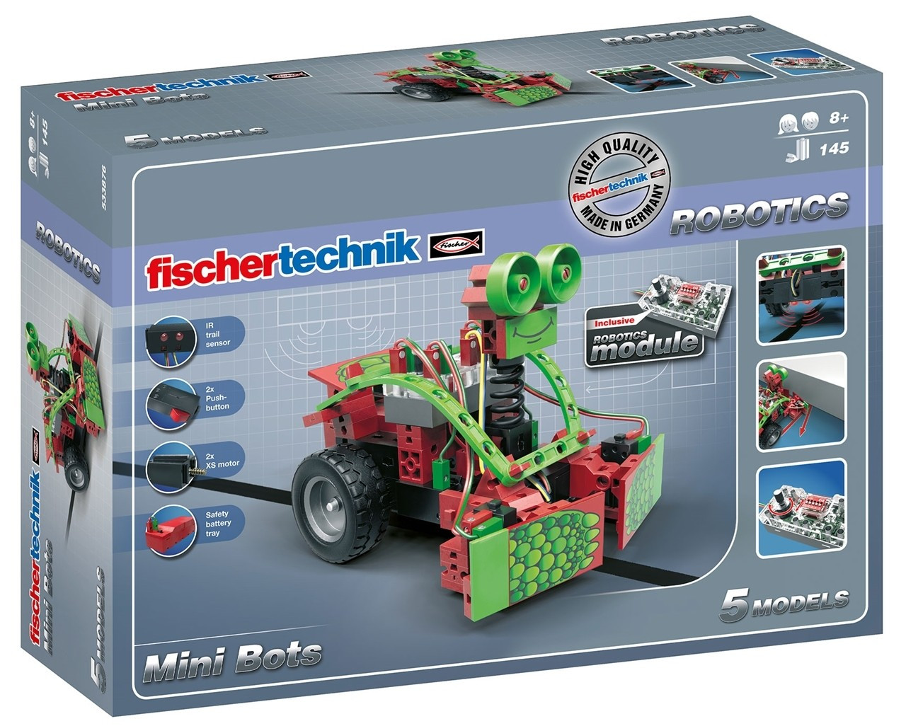Set Constructie Fischertechnik Robotics Mini Bots