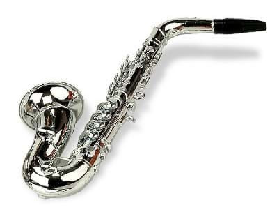 Saxofon Plastic Metalizat 8 Note Reig Musicales Pentru Copii