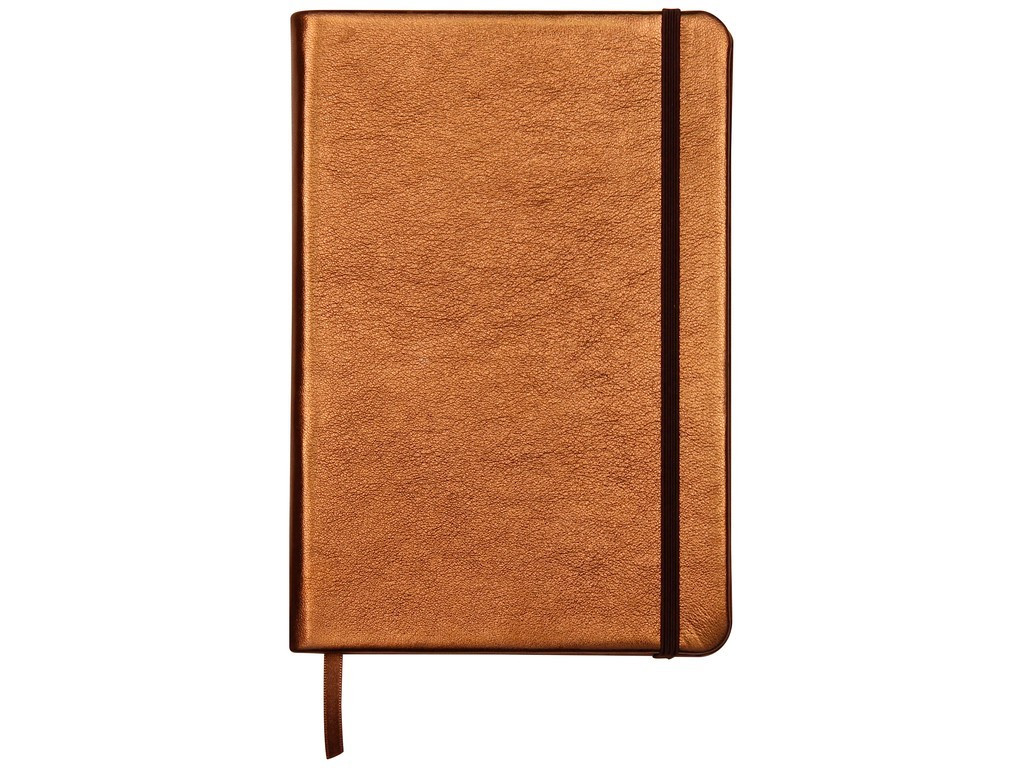 Notebook cu copertă tare din piele Cuirise, A5, Clairefontaine, 72 file, Verde