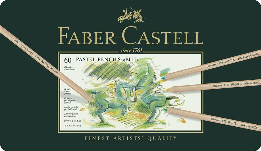 Creioane Pastel Faber-Castell Pitt, 60 Culori