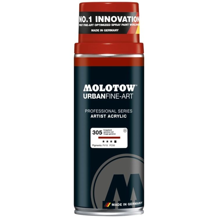 Spray acrilic UFA Artist Molotow, 400 ml, garance red