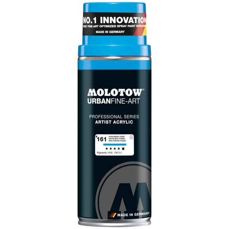 Spray acrilic UFA Artist Molotow, 400 ml, shock blue middle