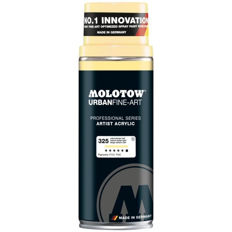Spray acrilic UFA Artist Molotow, 400 ml, sahara beige light