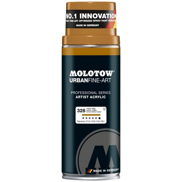 Spray acrilic UFA Artist Molotow, 400 ml, umber middle