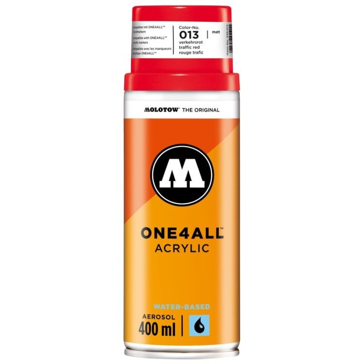 Spray Acrilic One4All™ Molotow, 400 Ml, Traffic Red