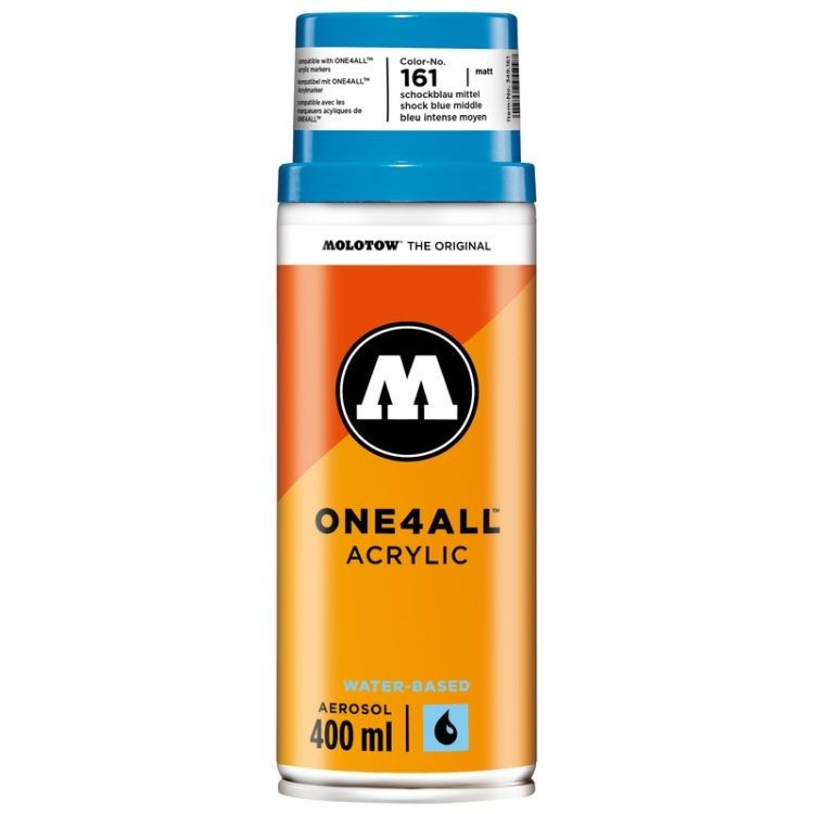 Spray Acrilic One4All™ Molotow, 400 Ml, Shock Blue Middle