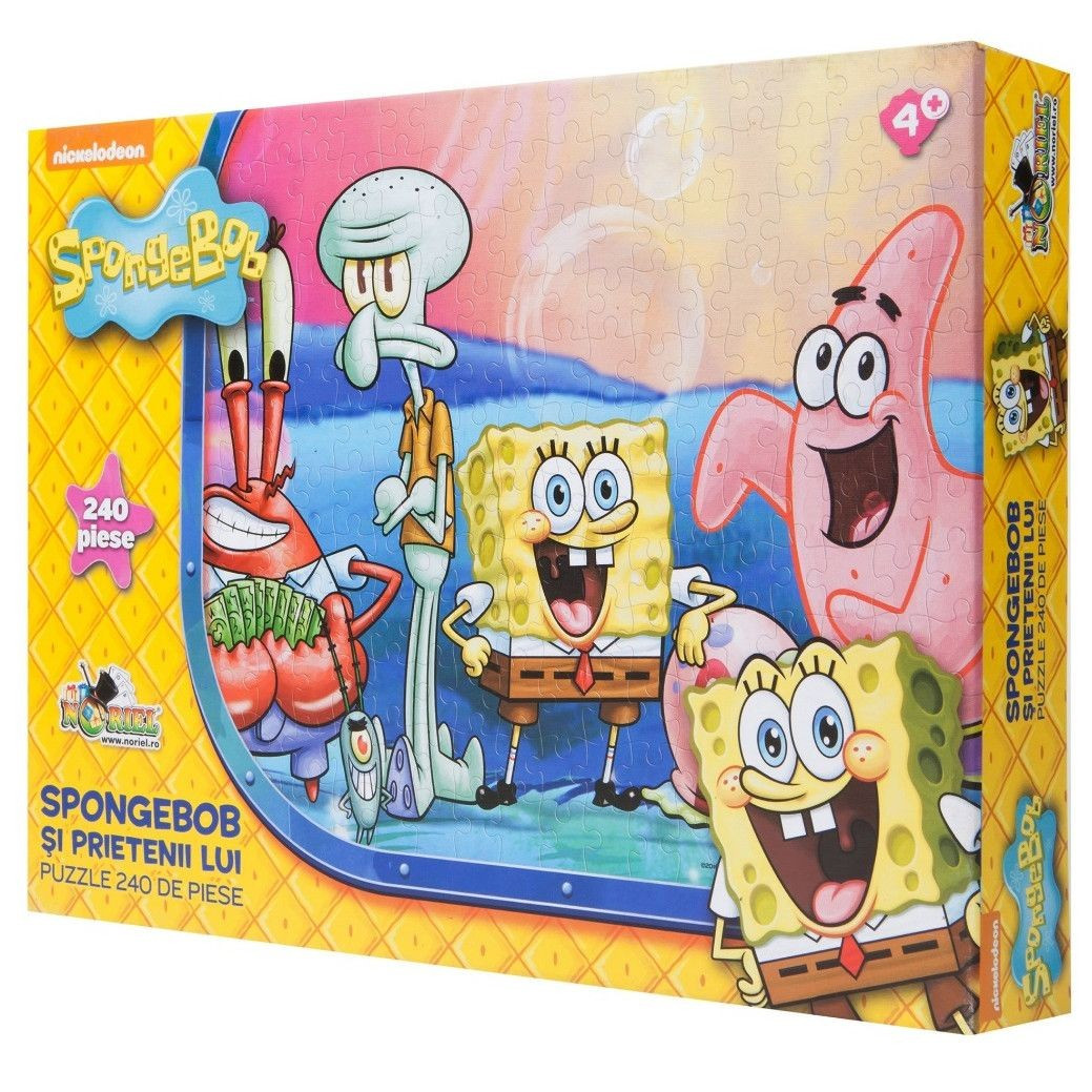 Spongebob Si Prietenii Lui, Puzzle Noriel, 240 Piese