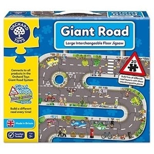 Puzzle Orchard Toys Gigant De Podea Traseu Masini Giant Road Jigsaw, 20 Piese