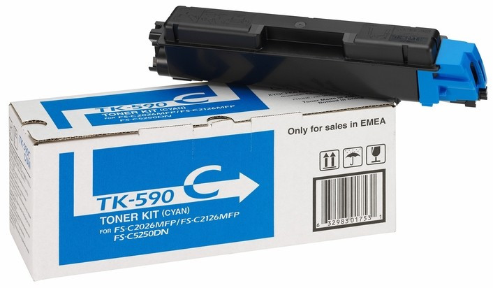 Cartus Toner Original Kyocera TK-590C Cyan, 5000 pagini