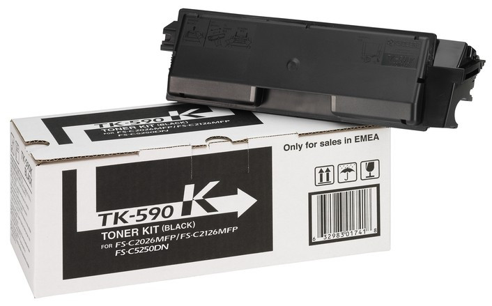 Cartus Toner Original Kyocera TK-590K Black, 7000 pagini