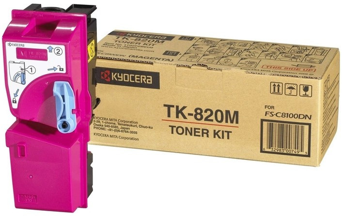 Cartus Toner Original Kyocera TK-820M Magenta, 7000 pagini