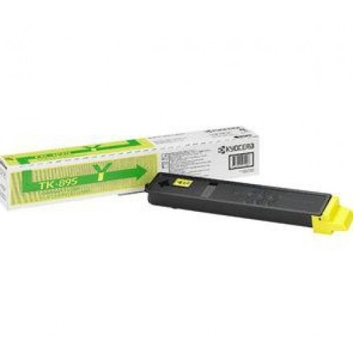 Cartus Toner Original Kyocera TK-895Y Yellow, 6000 pagini