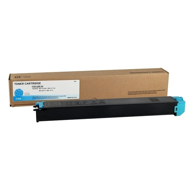 Cartus Toner Original Sharp MX-23GTCA Cyan, 10000 pagini