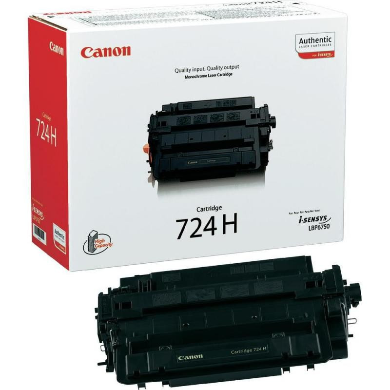 Cartus Toner Original Canon CRG-724H Black, 12500 pagini