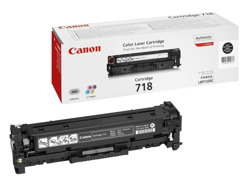 Cartus Toner Original Canon CRG-718 TWIN Black, 2x3400 pagini