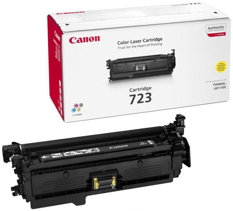 Cartus Toner Original Canon CRG-723 Yellow, 8500 pagini