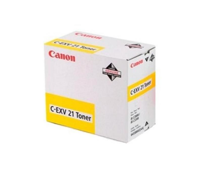 Cartus Toner Original Canon C-EXV21 Yellow, 14000 pagini