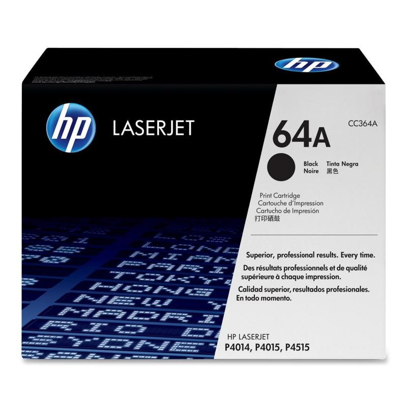 Cartus Toner Original Hp CC364A Black, 10000 pagini