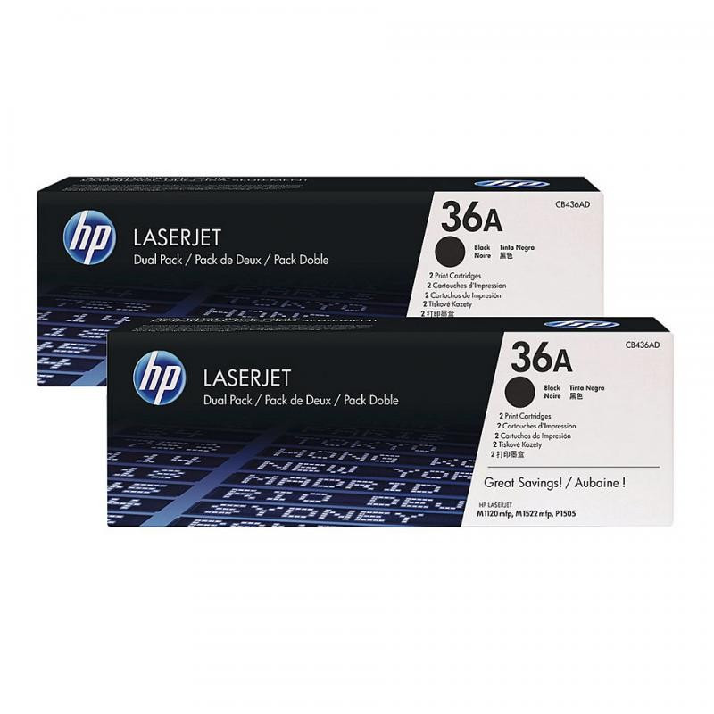 Cartus Toner Original Hp CB436AD Black, 2x2000 pagini