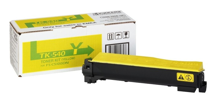 Cartus Toner Original Kyocera TK-540Y Yellow, 4000 pagini