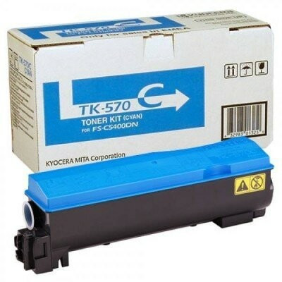 Cartus Toner Original Kyocera TK-570C Cyan, 12000 pagini