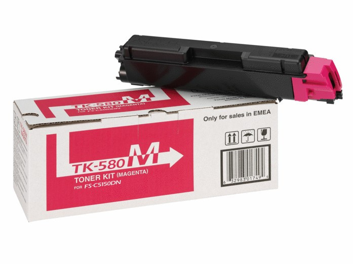 Cartus Toner Original Kyocera TK-580M Magenta, 2800 pagini