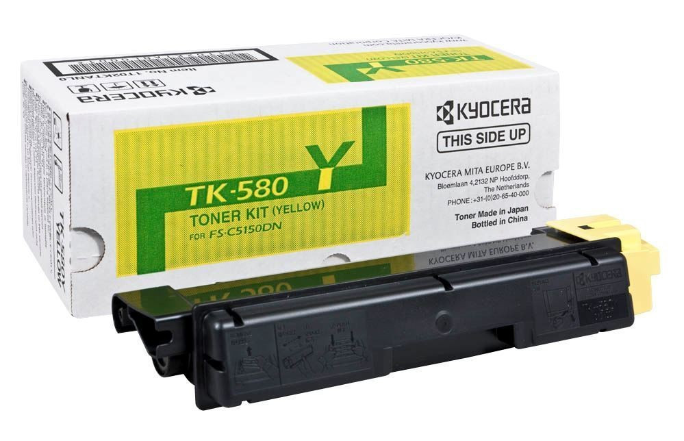 Cartus Toner Original Kyocera TK-580Y Yellow, 2800 pagini