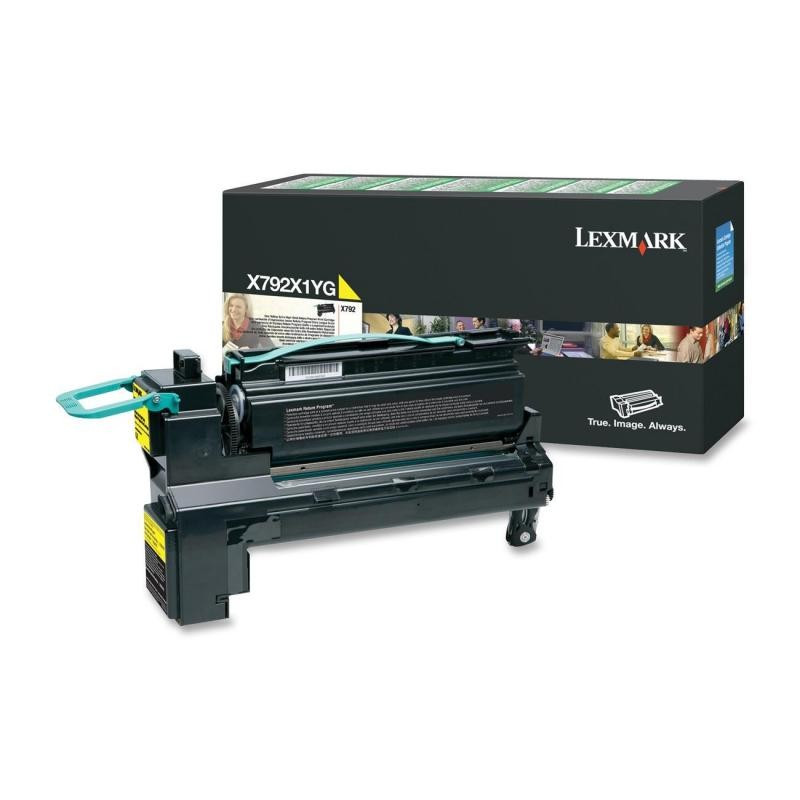 Cartus Toner Original Lexmark X792X1YG, Yellow, 20000 pagini