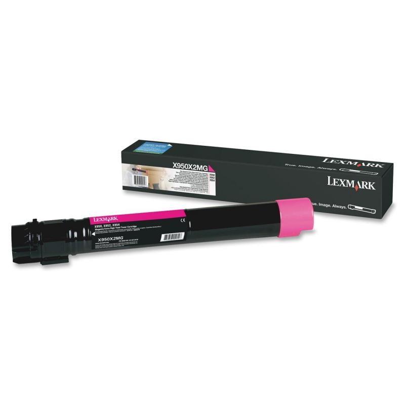 Cartus Toner Original Lexmark X950X2MG, Magenta, 22000 pagini