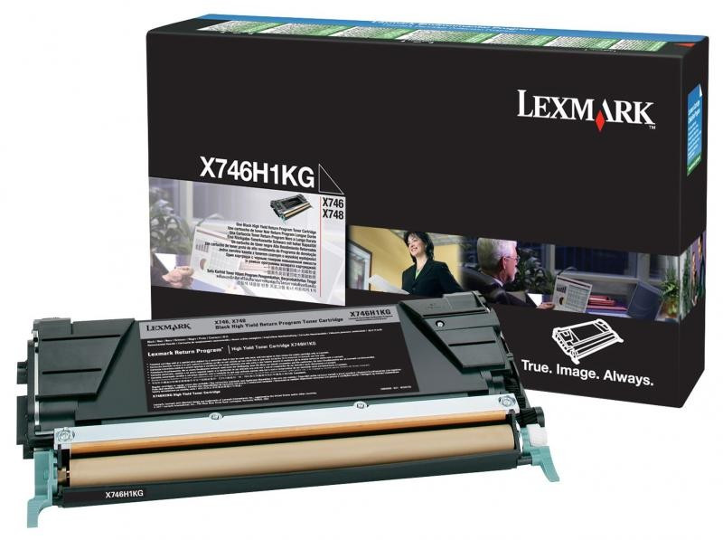 Cartus Toner Original Lexmark X746H1KG, Black, 12000 pagini