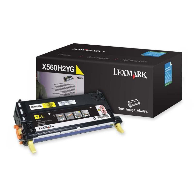 Cartus Toner Original Lexmark X560H2YG, Yellow, 10000 pagini