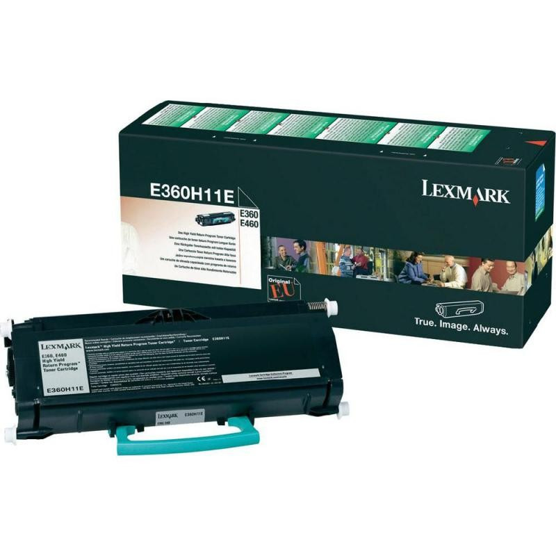 Cartus Toner Original Lexmark E360H11E, Black, 9000 pagini