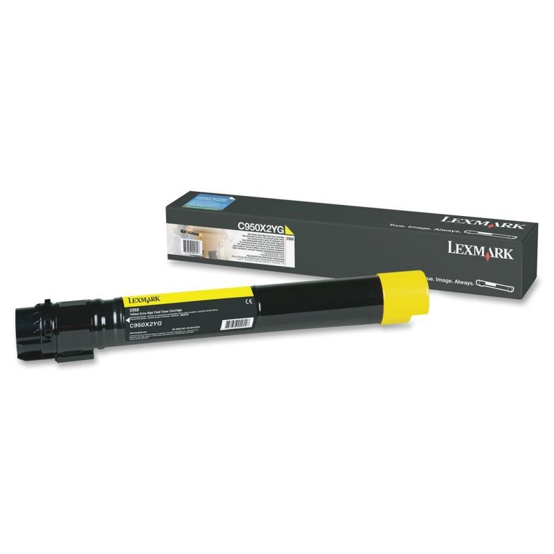 Cartus Toner Original Lexmark C950X2YG, Yellow, 22000 pagini