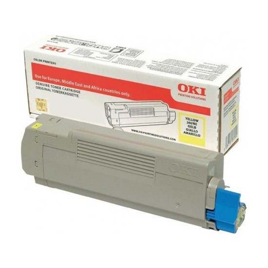 Cartus Toner Original Oki 46507505 Yellow, 6000 pagini