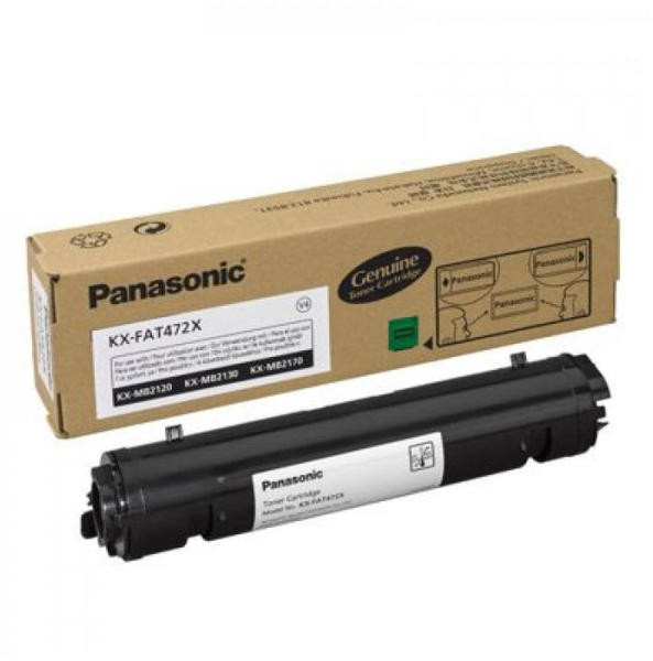 Cartus Toner Original Panasonic KX-FAT472X Black, 2000 pagini