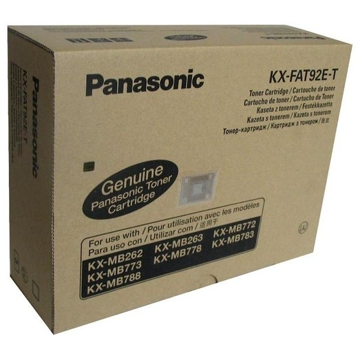 Cartus Toner Original Panasonic KX-FAT92E-T Black, 2000 pagini