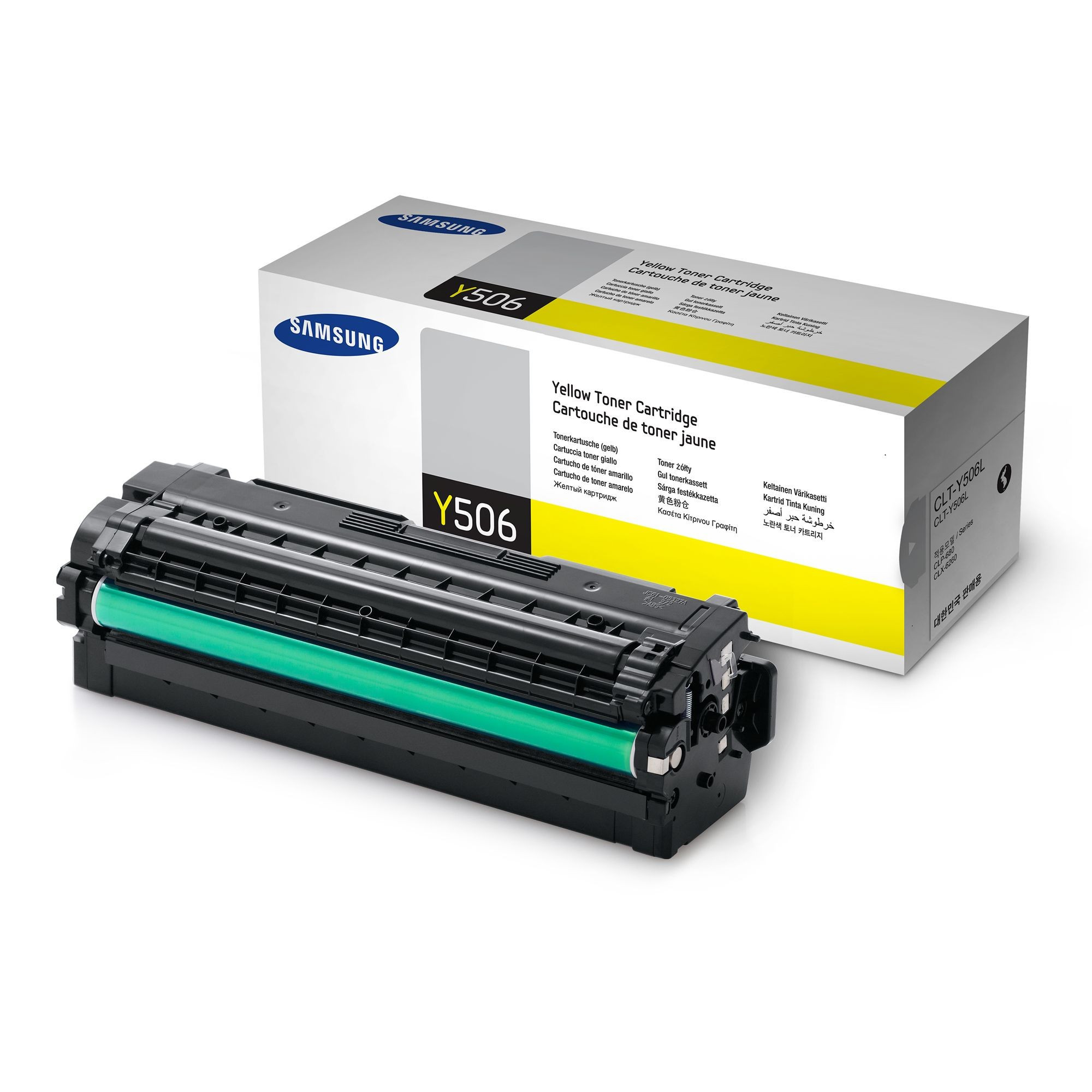 Cartus Toner Original Samsung CLT-Y506L/ELS Yellow, 3500 pagini