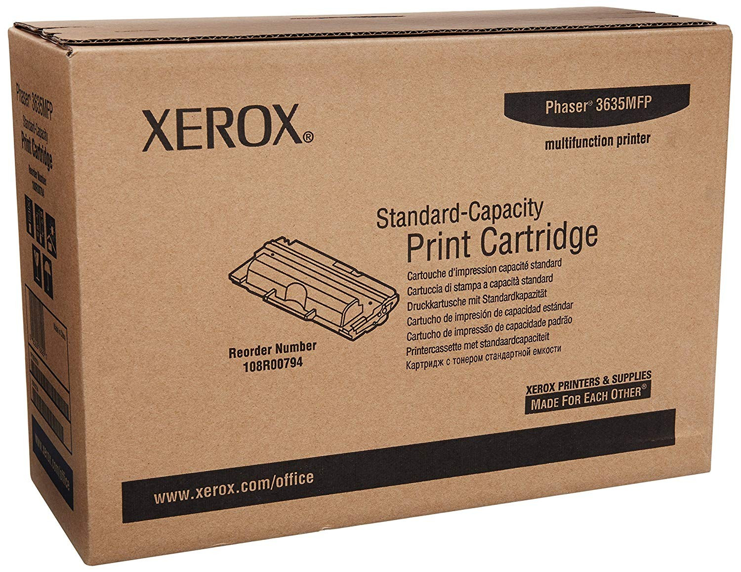 Cartus Toner Original Xerox 108R00794 Black, 5000 pagini