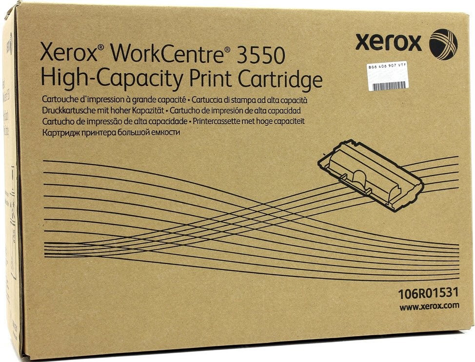 Cartus Toner Original Xerox 106R01531 Black, 11000 pagini