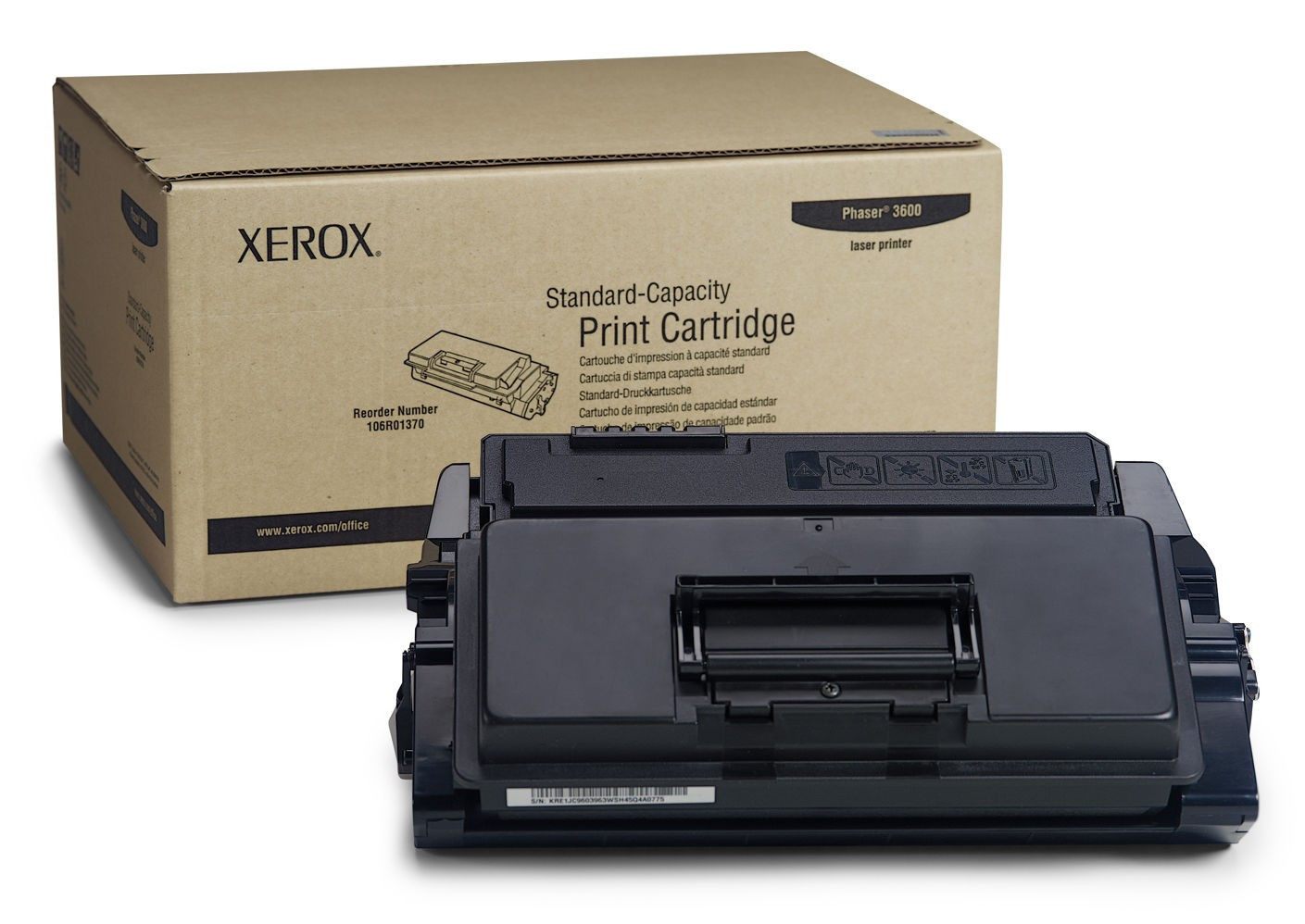 Cartus Toner Original Xerox 106R01370 Black, 7000 pagini