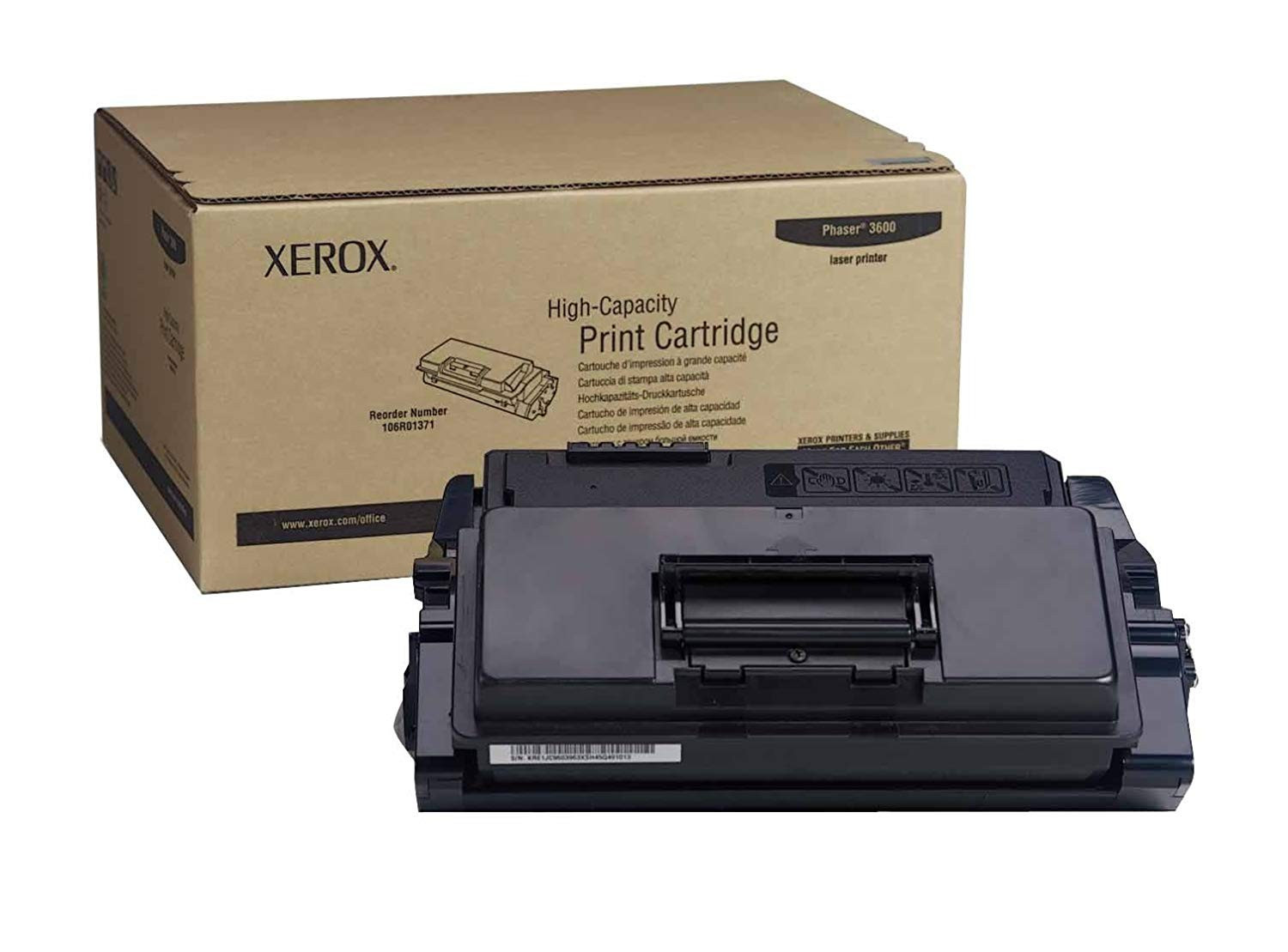 Cartus Toner Original Xerox 106R01371 Black, 14000 pagini