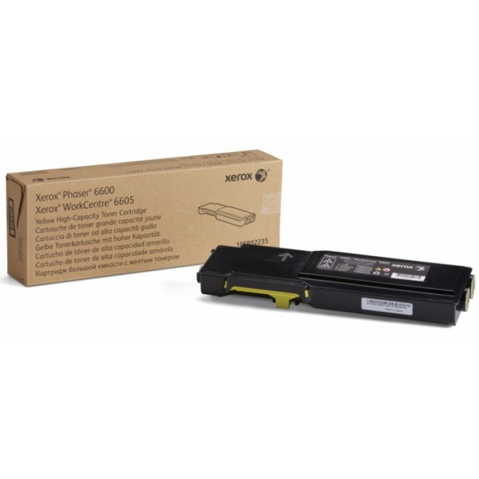 Cartus Toner Original Xerox 106R02235 Yellow, 6000 pagini