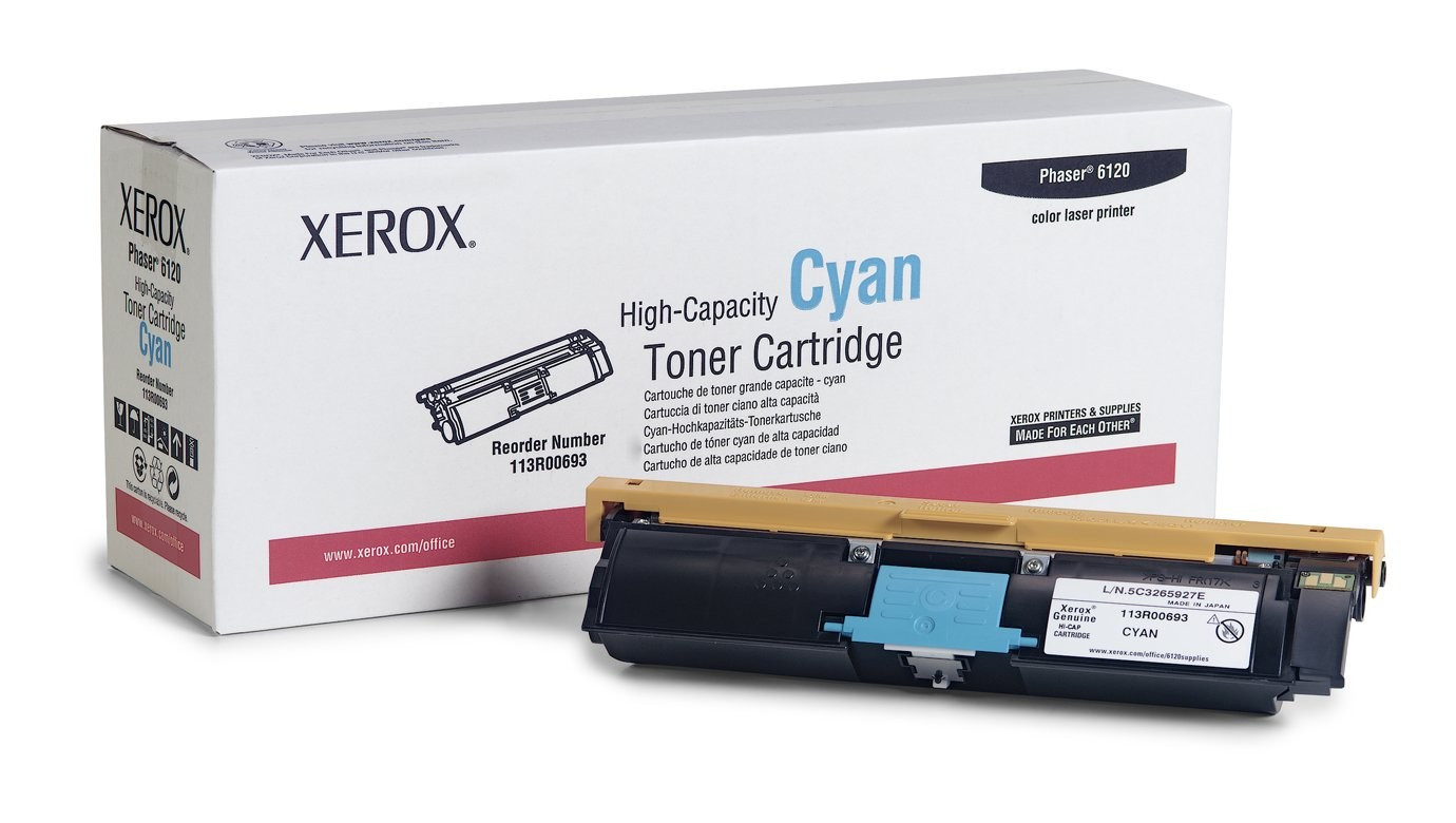 Cartus Toner Original Xerox 113R00693 Cyan, 4500 pagini