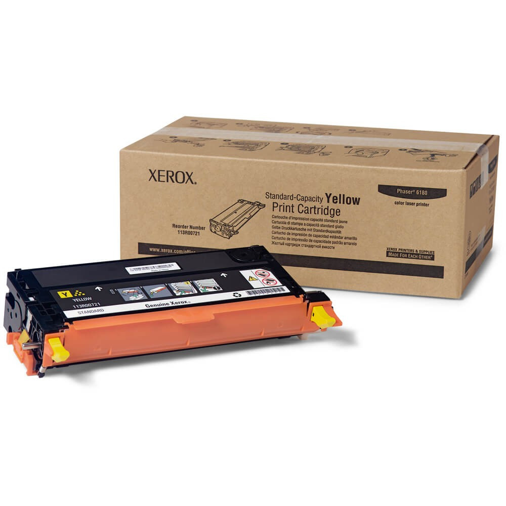 Cartus Toner Original Xerox 113R00721 Yellow, 2000 pagini