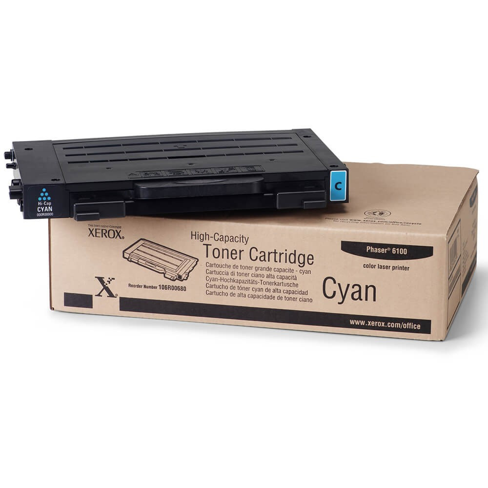 Cartus Toner Original Xerox 106R00680 Cyan, 5000 pagini