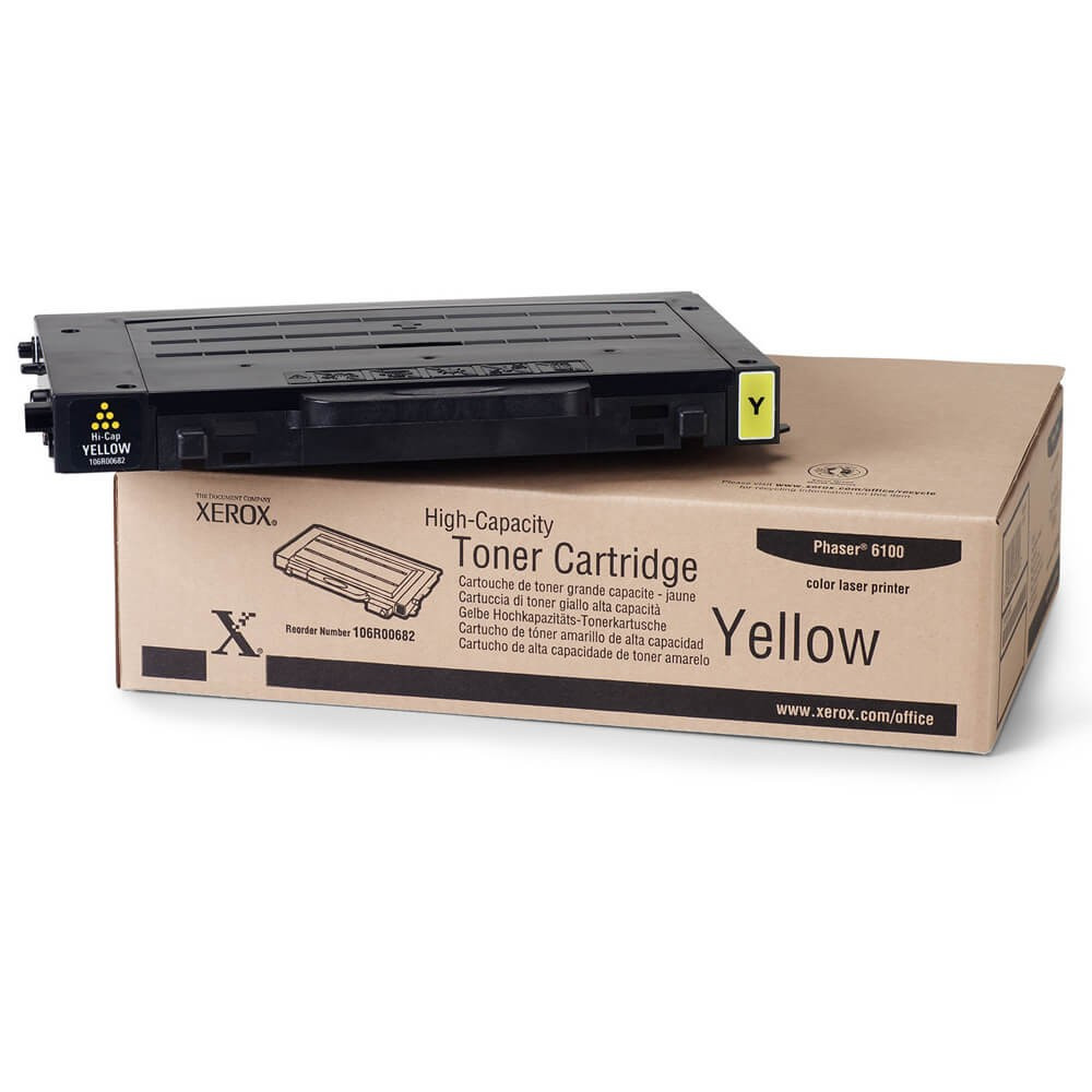 Cartus Toner Original Xerox 106R00682 Yellow, 5000 pagini