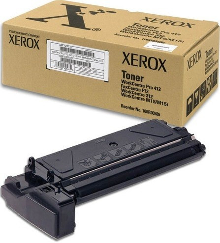 Cartus Toner Original Xerox 106R00586 Black, 6000 pagini