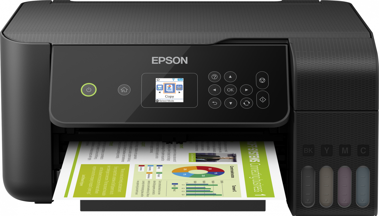 Imprimanta Multifunctionala Inkjet Epson L3160 CISS, A4, Wireless