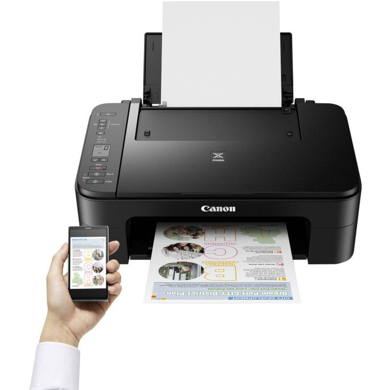 Imprimanta Multifuntionala Inkjet Color Canon Pixma TS3350, A4, Wireless