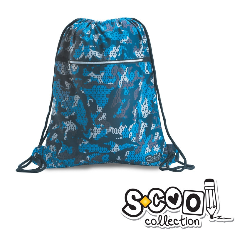 Sac Sport Cu Buzunar, MILITARY, 47x36cm - S-COOL